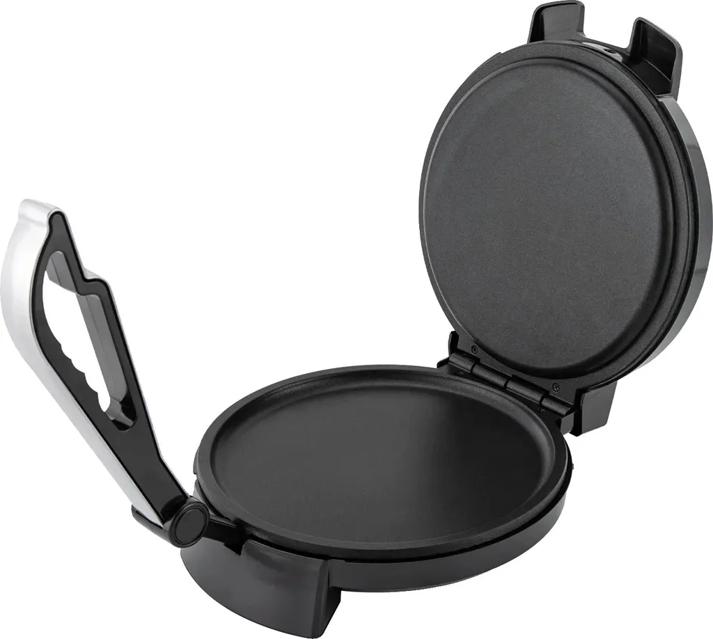 Presse à Tortilla Électrique Noir Antiadhésive avec Thermostat Réglable