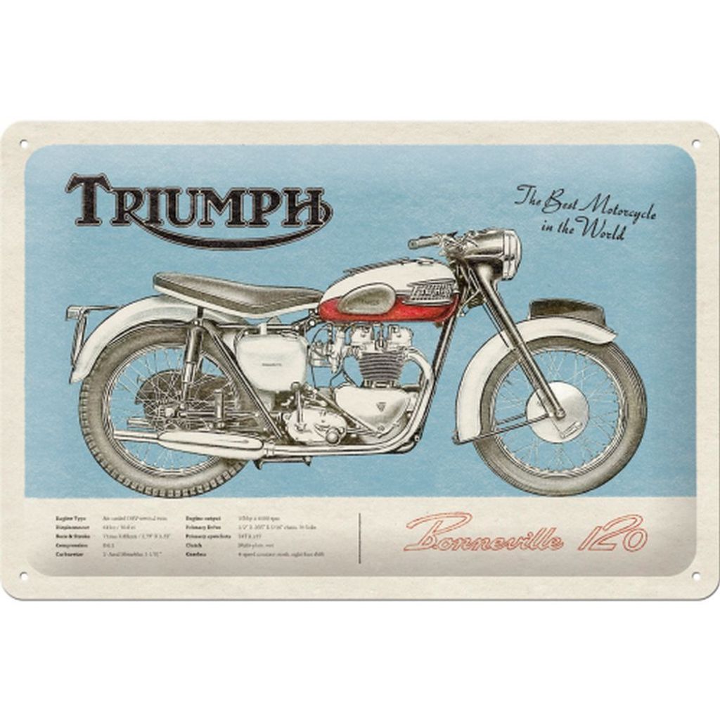 Plakat 20X30 Triumph Bonneville Zdjęcie produktu 