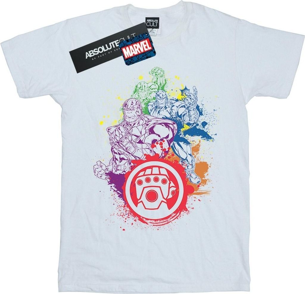 Marvel - "Thanos Snap" T-Shirt für Herren BI43465 (5XL) (Weiß)