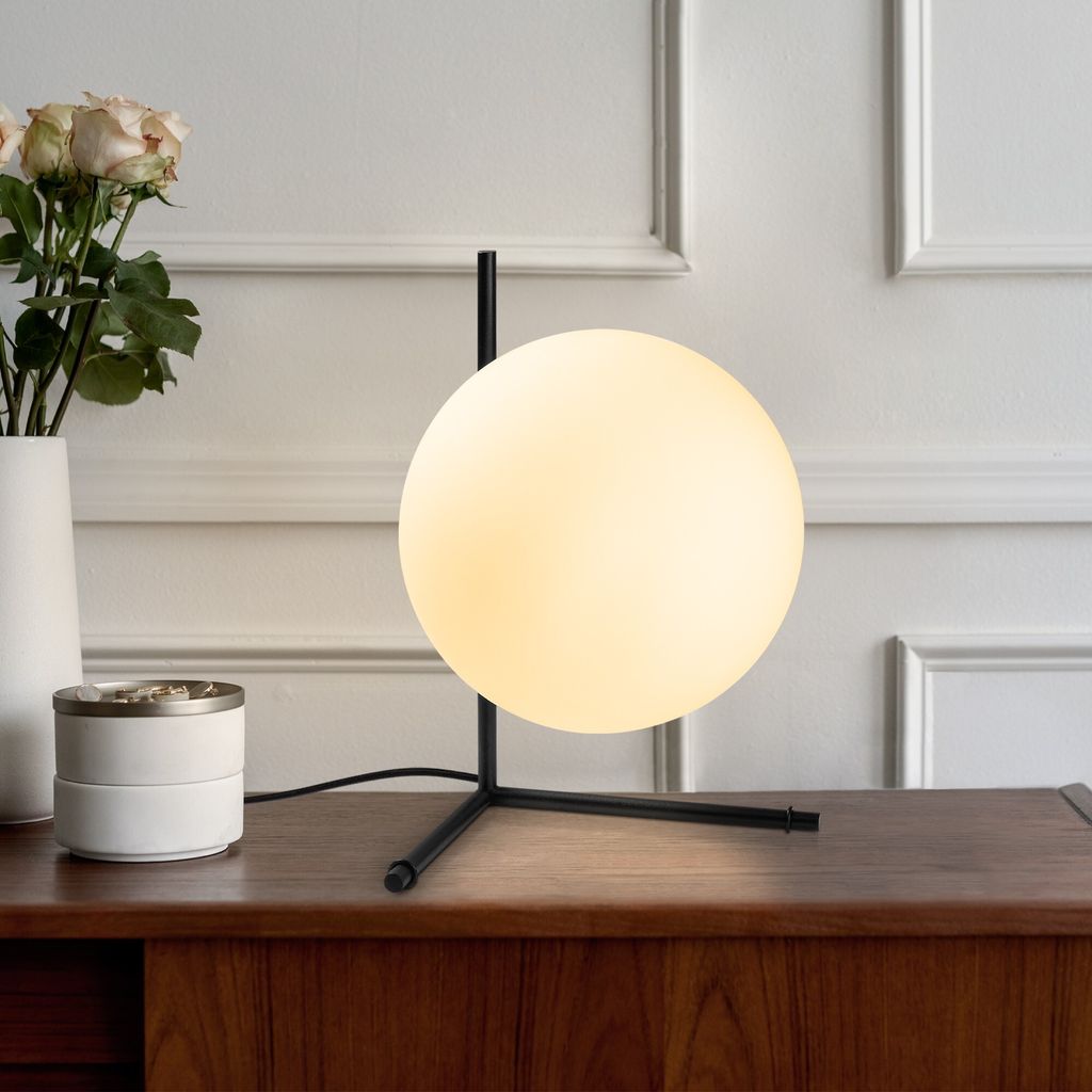 Opviq, Luminar - 14170, Tischlampe, Schwarz, METALLKÖRPER, 28 x 40 x 36 cm