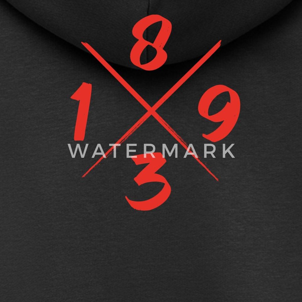 Spreadshirt Stuttgart 1893 Fußball Fan Kinder Premium Hoodie, 98/104 (2 Jahre), Schwarz