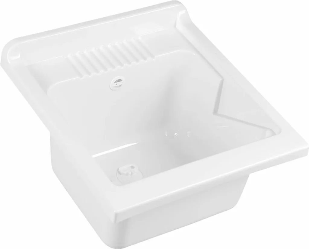 Lavello Bianco Aqualine 450x500 mm PI4550 - Design Compatto e Pulito