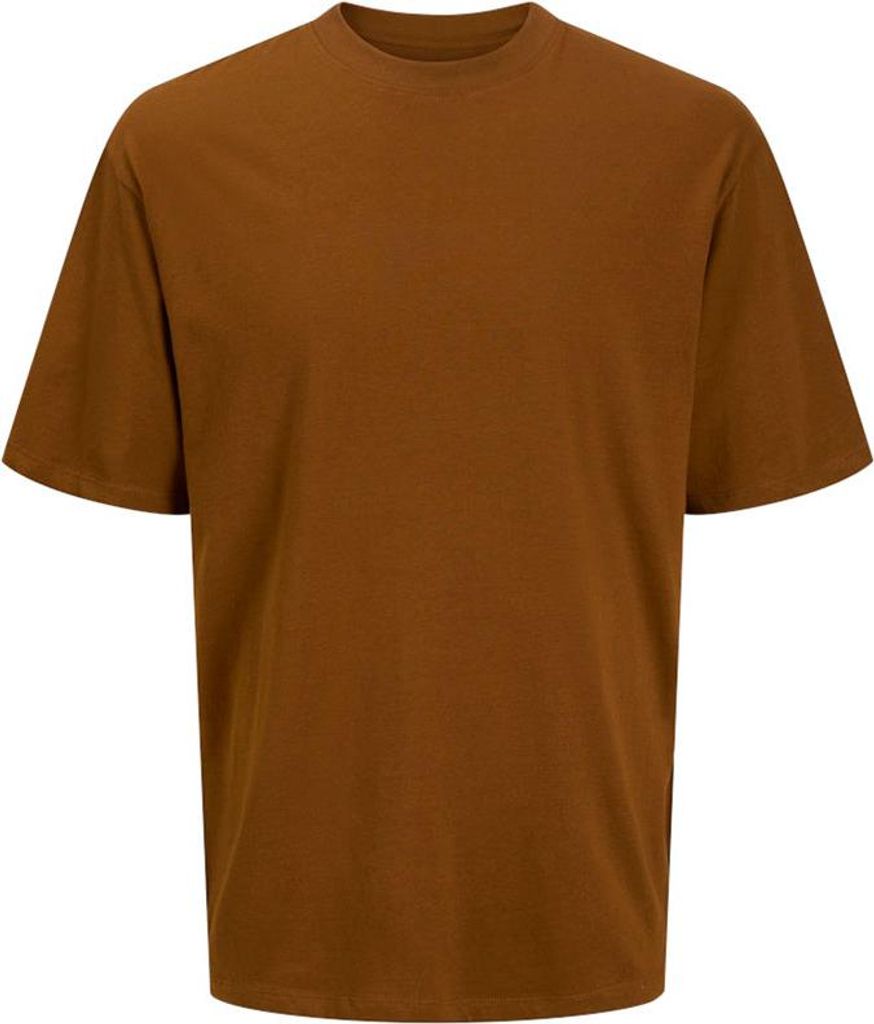 Jack & Jones Bradley Plus Size Kurzarm-t-shirt Braun 4XL Mann Braun 4XL