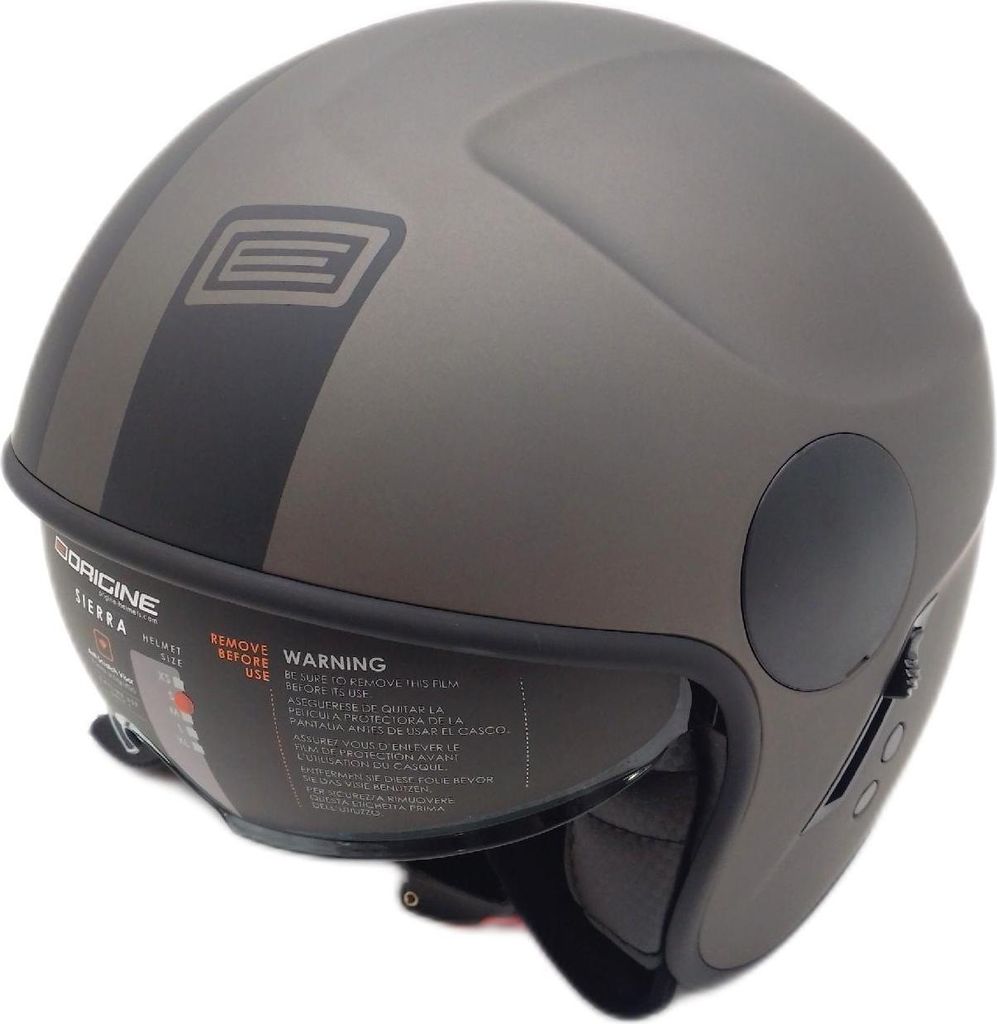 Original Motorradhelm Jet Helmschutz Größe 55 56 cm Sonnenblende Schnellverschluss sicherheit