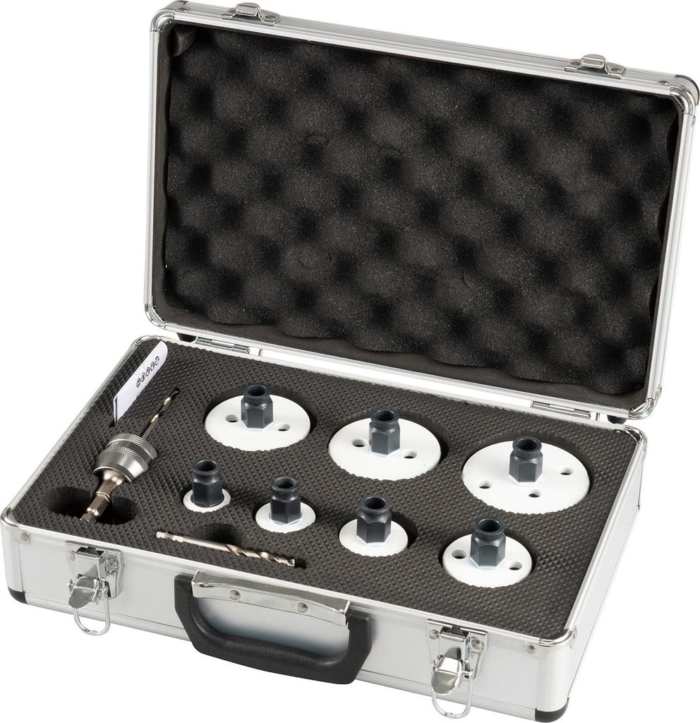 Makita Lochsägen-Set 9 teilig im Transportkoffer E-12295