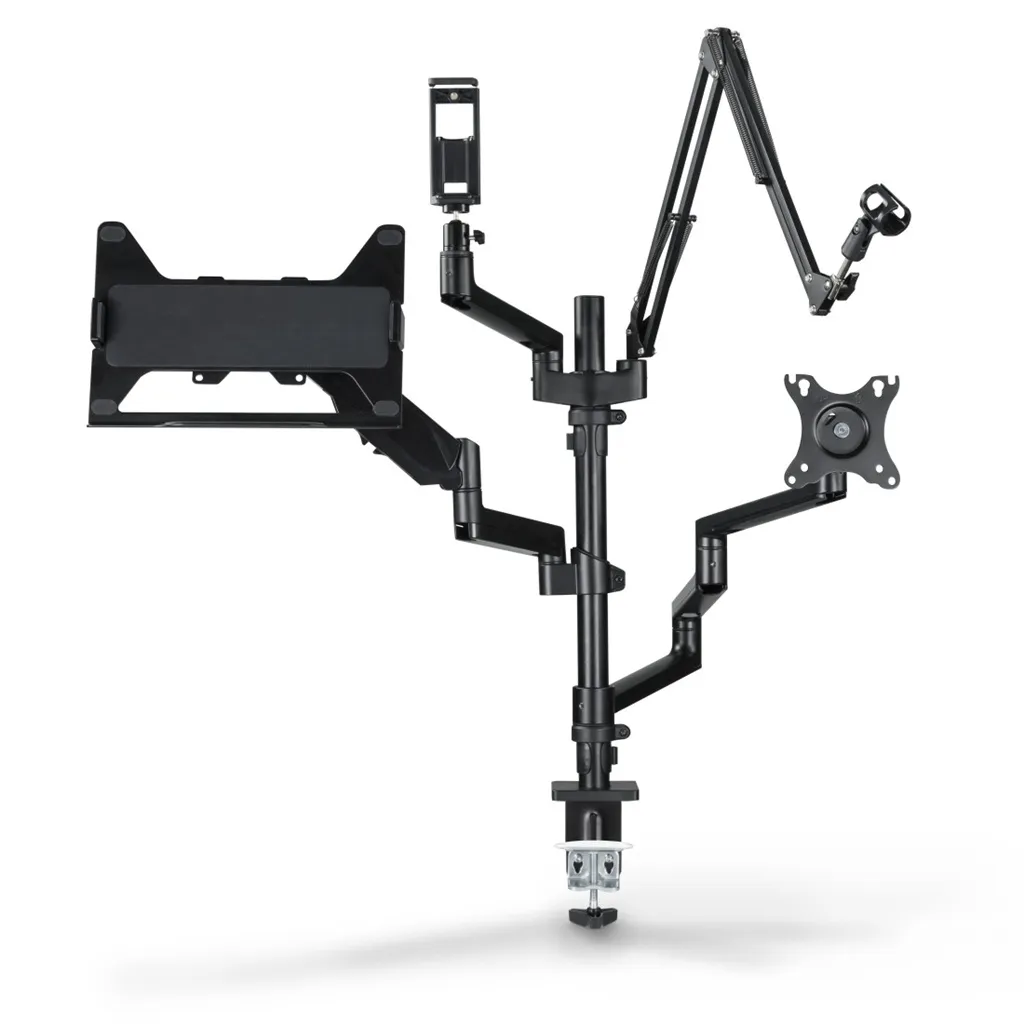 Bras de Moniteur Articulé pour Setup Streaming avec Support Multi-Écran