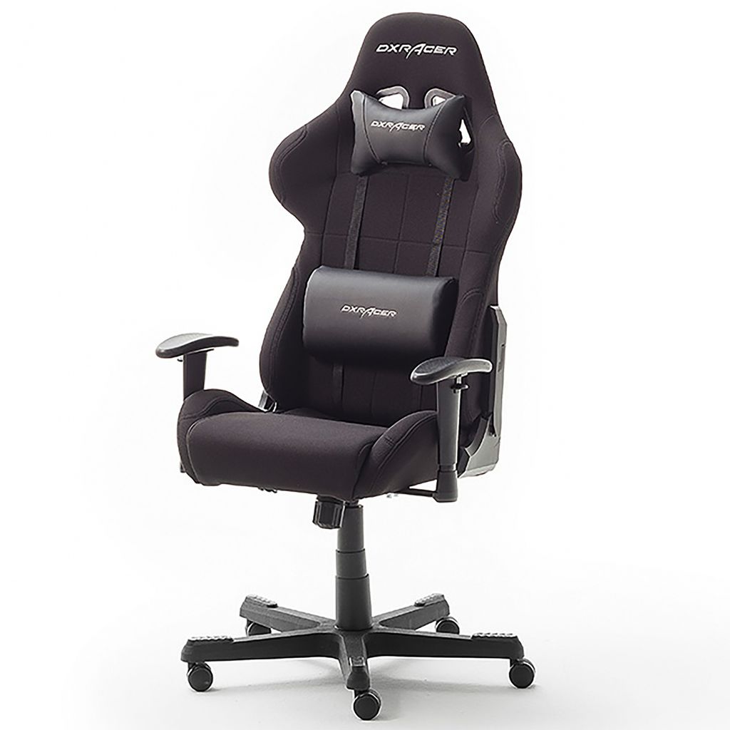 Schreibtischstuhl DX RACER 5 Bürostuhl Game Chair in schwarz und grau 