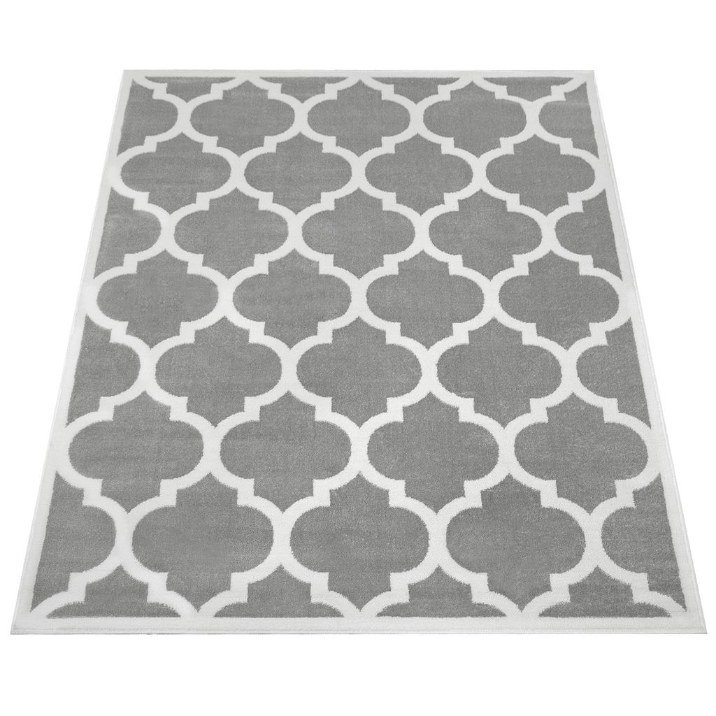 Teppich Wohnzimmer Kurzflor Marokkanische Kreis Und Produktbild 