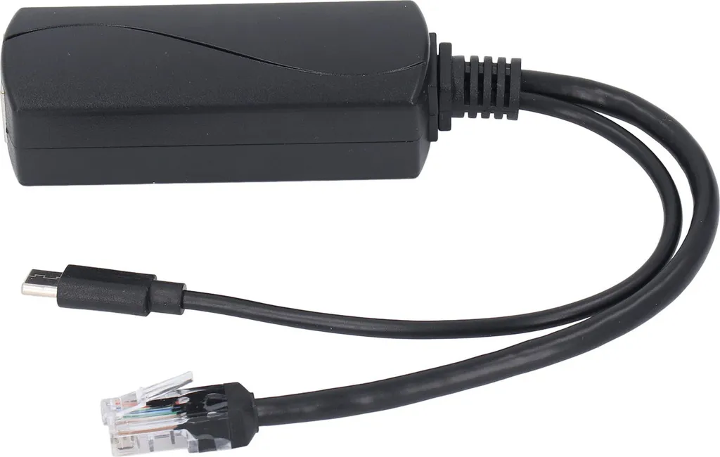Splitter PoE Gigabit per Raspberry Pi 5 - Adattatore USB-C 5V 1000Mbps