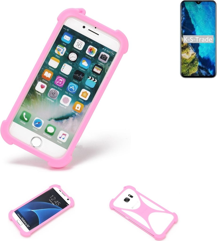 K-S-Trade Handy Hülle kompatibel mit Cubot P30 Schutz Hülle Bumper Silikon Schutz Hülle Cover Case Silikoncase Silikonbumper TPU Softcase
