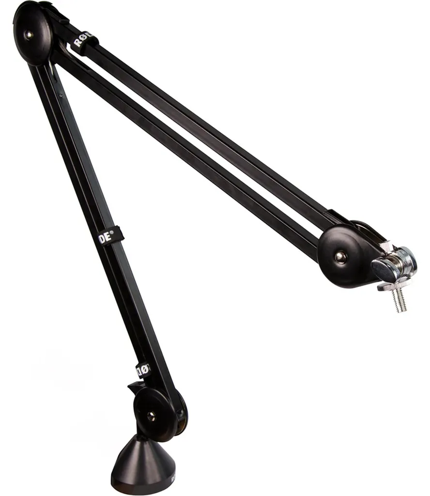 Bras de micro orientable PSA1 noir avec ressorts internes discrets - 9