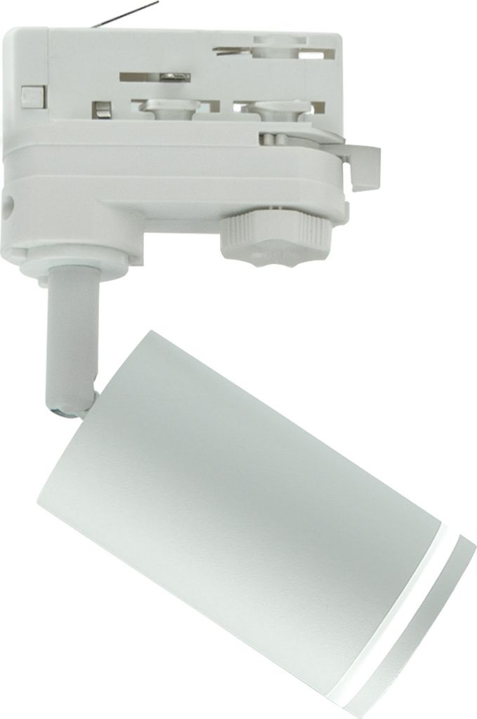 Spectrum 3-Phasen Stromschiene Strahler Madara Mini Ring II Weiß schwenkbar GU10 ohne Leuchtmittel