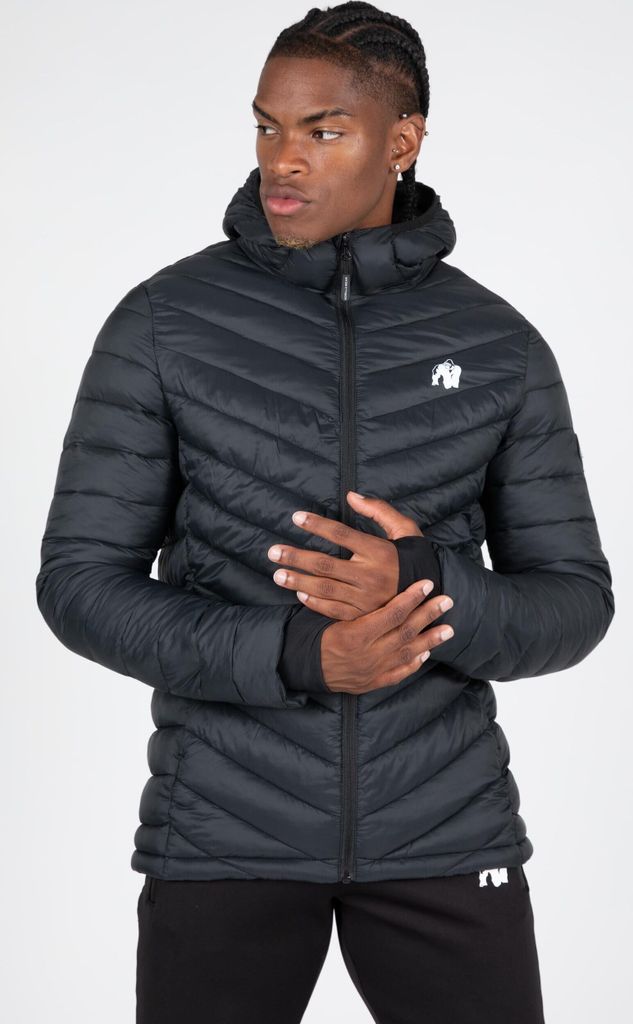 Gorilla Wear Osborn Pufferjacke - Schwarz - M