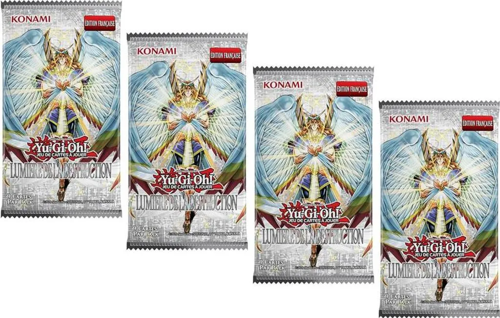 Paquet de 4 Boosters Yu-Gi-Oh! Light of Destruction pour Collectionneur