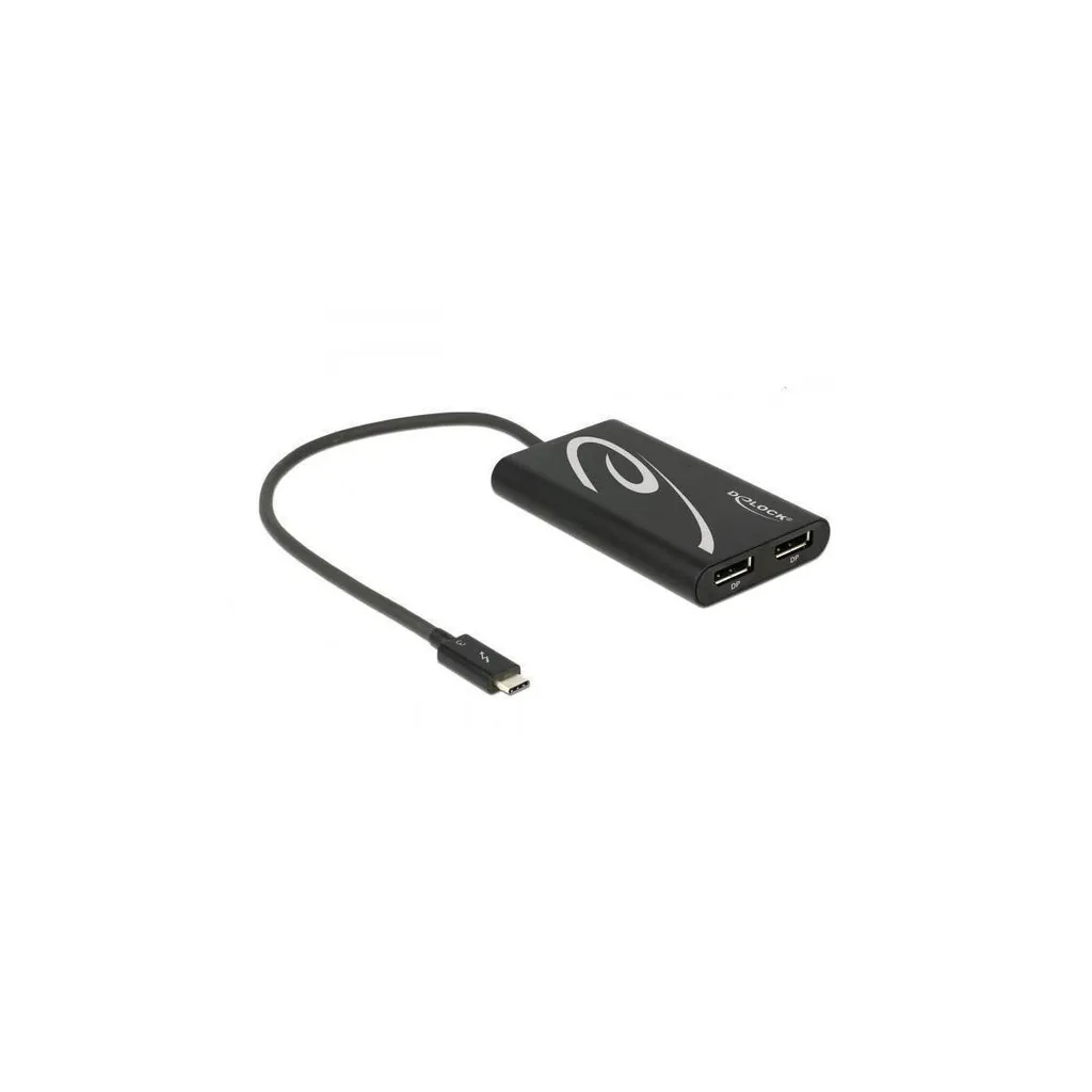 Solution Multi-Écrans 4K via Adaptateur Thunderbolt 3 vers 2x DP Delock - 3