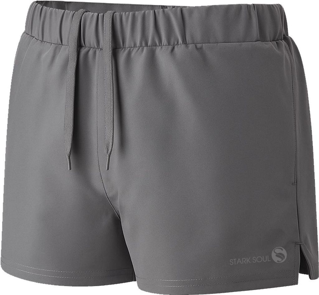 Leichte Herren Laufhose kurz mit Innenslip & Taschen – Atmungsaktive Sporthose für Training, Laufen & Marathon – Schnelltrocknend, mit Reißve...