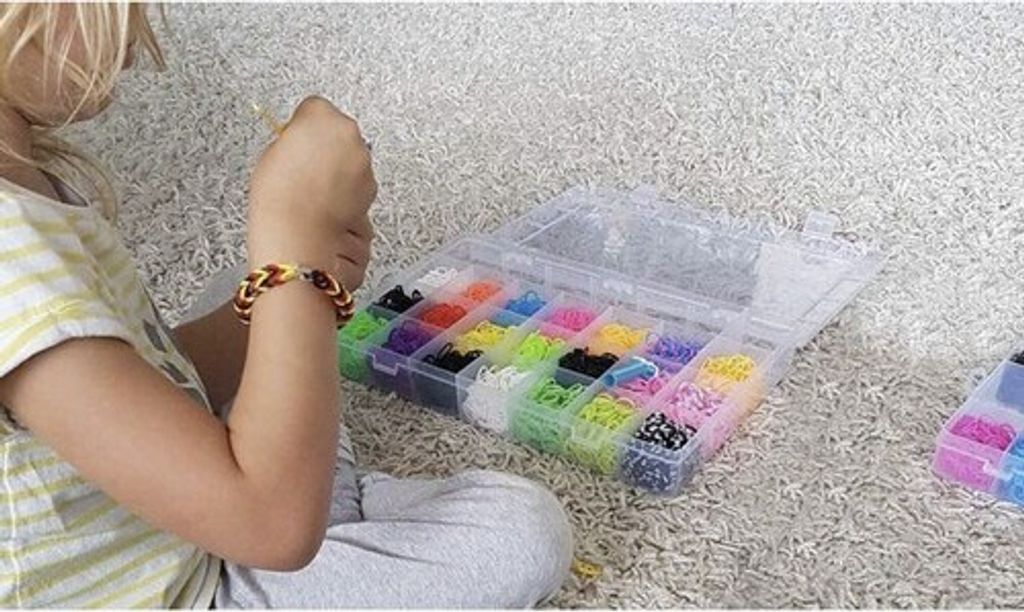 Kruzzel 18082 Gumičky na výrobu náramkov 4400 ks + tkáčsky Obrázok produktu 15
