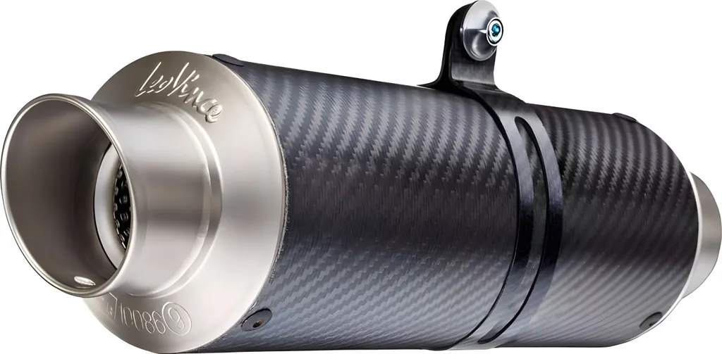 Manchette carbone 54mm LeoVince GP Corsa haute résistance thermique