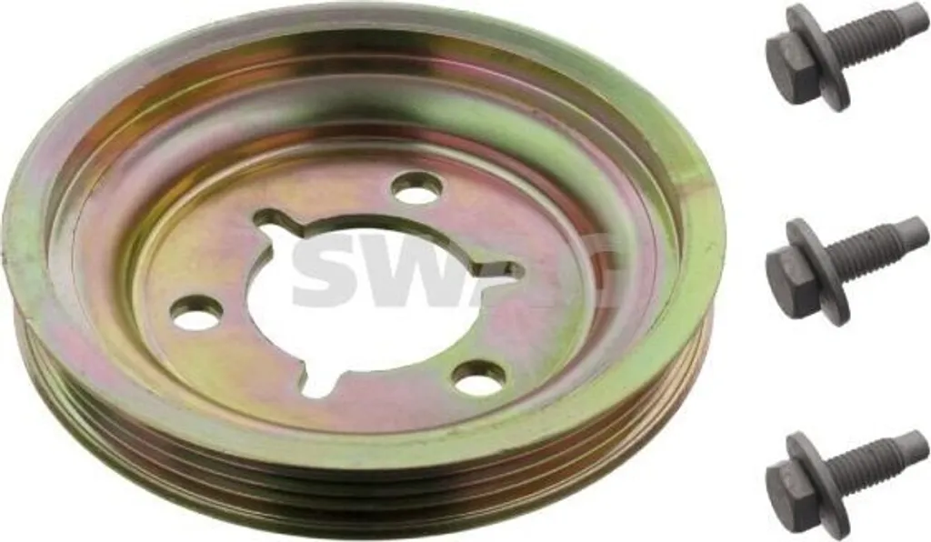 Poulie de vilebrequin SWAG 62 93 3806 pour PEUGEOT 205 II 128mm 3 nervures