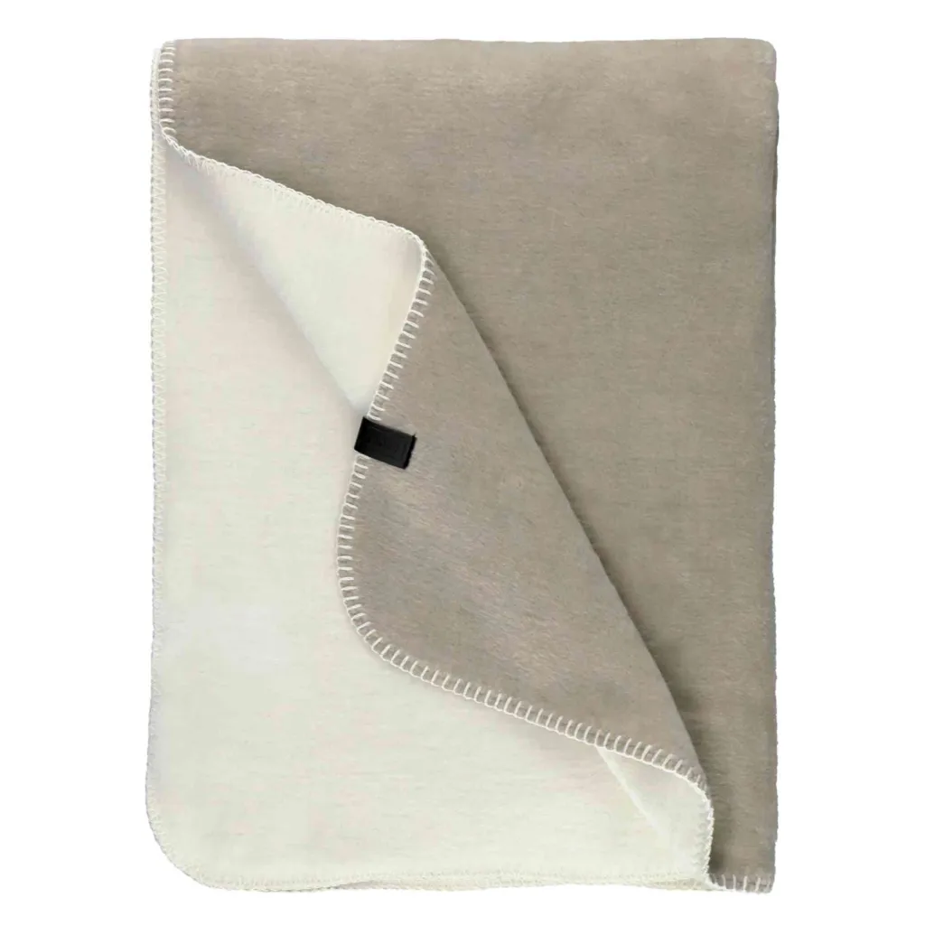 Couverture Moelleuse Beige 150x200 - Plaid FAVORIT Haute Qualité