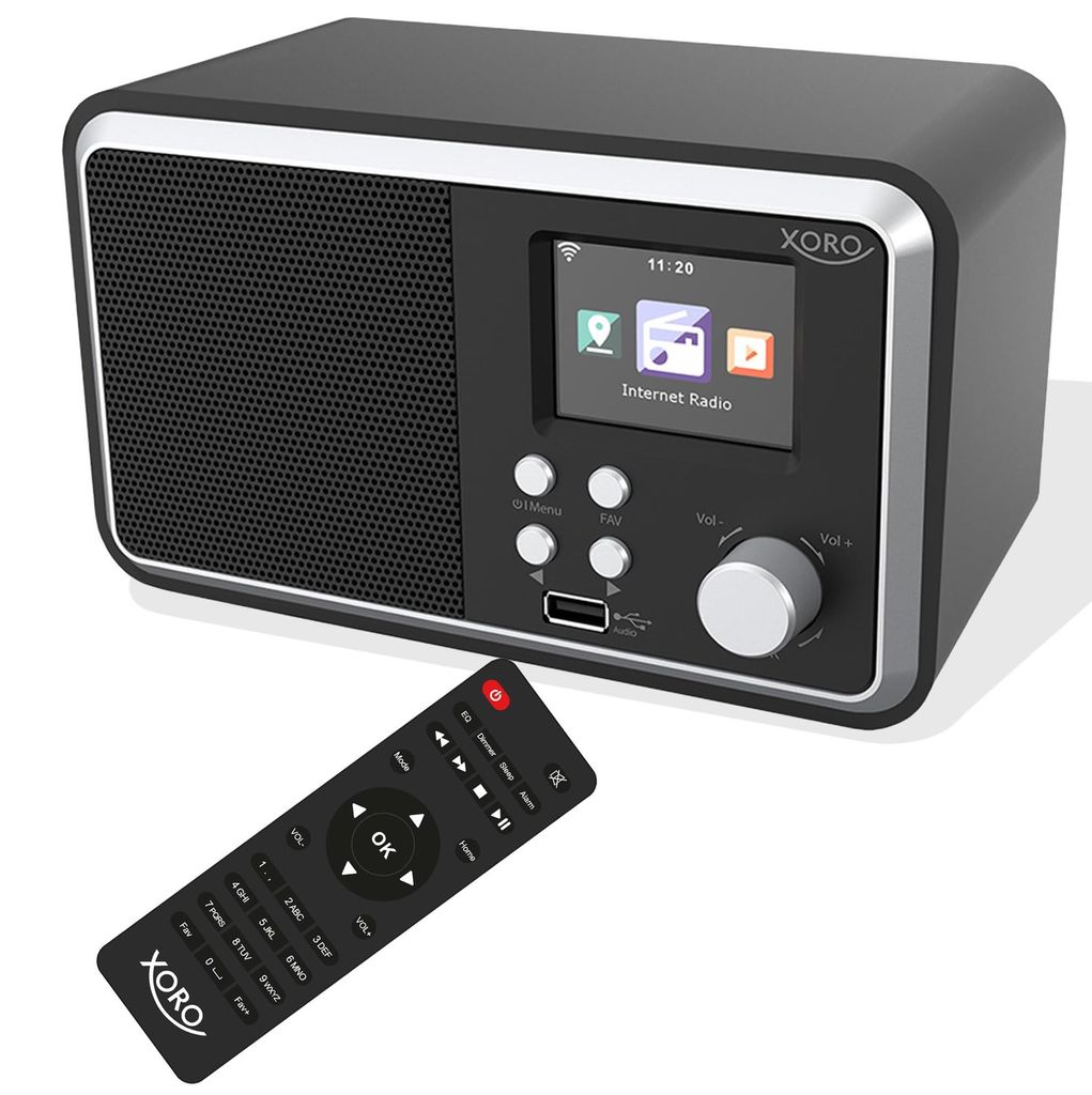 Xoro XOR400909 Xoro DAB 300 Internet Radio IR DAB+ BT USB Imagen del producto 