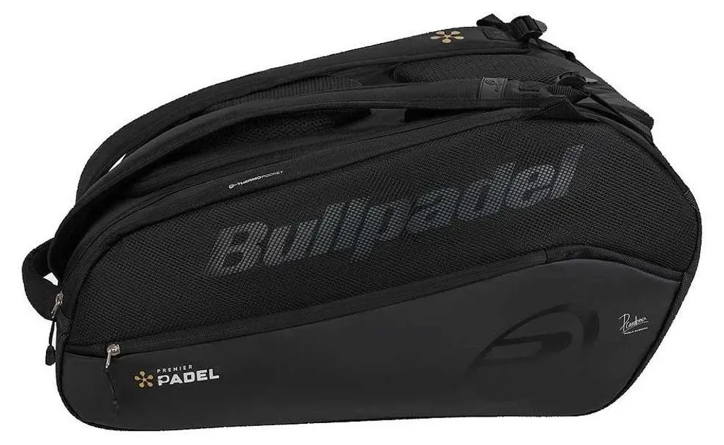 Sac de padel Bullpadel Vertex Geo 26 Noir : Protégez votre Matériel