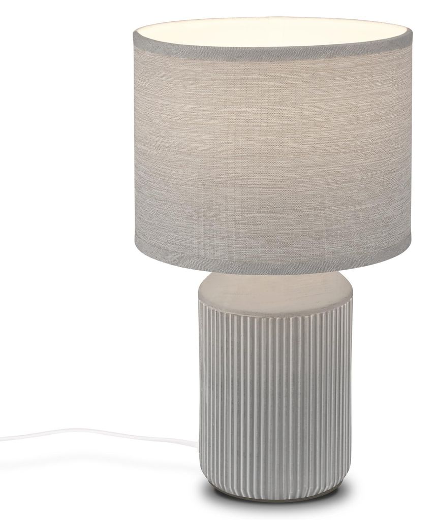 BRILONER - Tafellamp met stoffen kap, snoerdimmer, Productafbeelding 