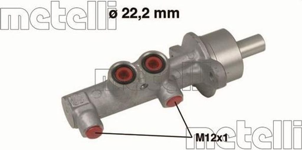METELLI 05-0540 Bremszylinder Hauptbremszylinder für OPEL Corsa C Schrägheck (X01) COMBO Kasten/Kombi COMBO Tour Corsa C Kastenwagen (X01)