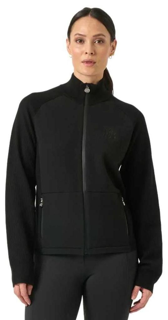 Ps Of Sweden Florence Knitted Frauen Full Zip Sweatshirt Schwarz S Frau Schwarz S