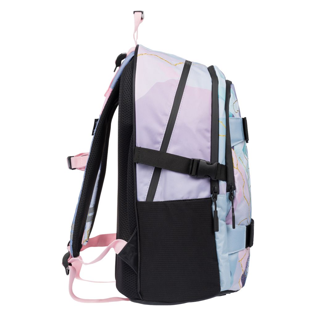 Baagl Schulrucksack für Mädchen Teenager - Skateboard Produktbild 3