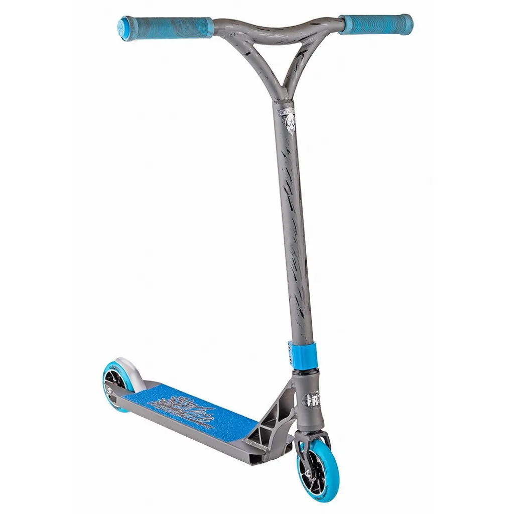 Grit Elite Stuntstep Satin Grey Black Laser - Trotteur Freestyle Pro