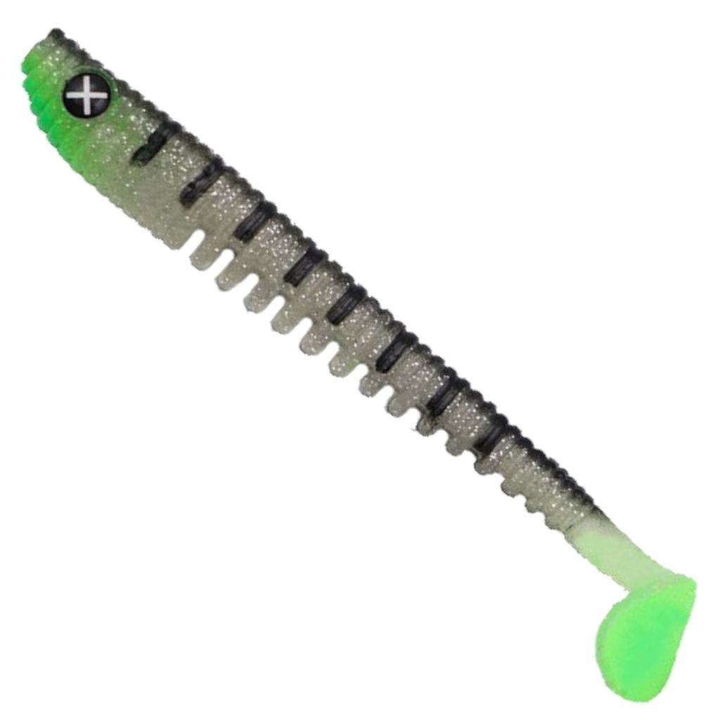 Monkey Lures King Lui 14cm - 4 Gummifische, Monkey Lures Farbe:Salted Perch