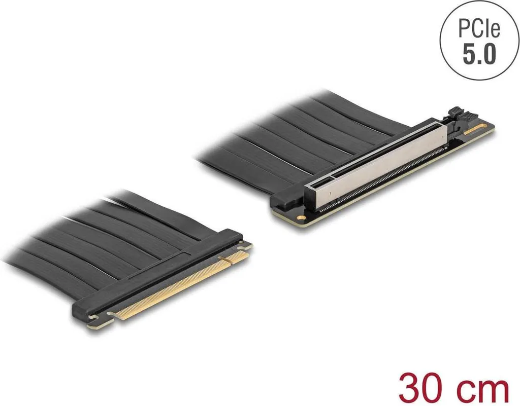 Riser PCIe 5.0 x16 pour Montage Vertical de Carte Graphique 30cm