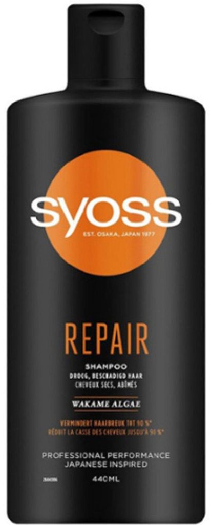 6x SYOSS Shampoo Repair 440ml, umývanie pre suché, Obrázok produktu 