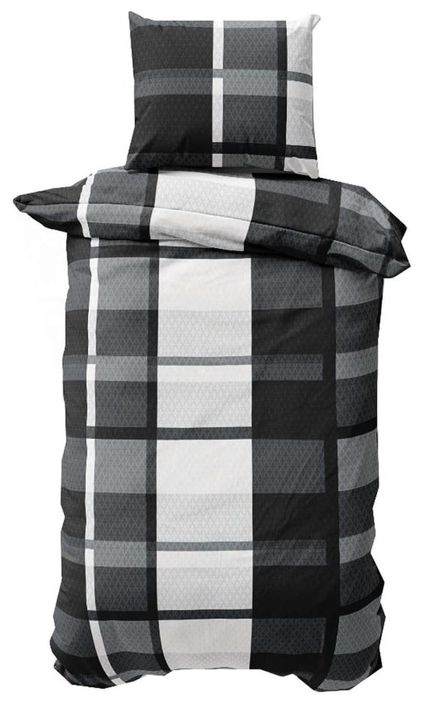 Winter Bettwäsche 200x200 cm Bettbezug Set Thermofleece Produktbild 