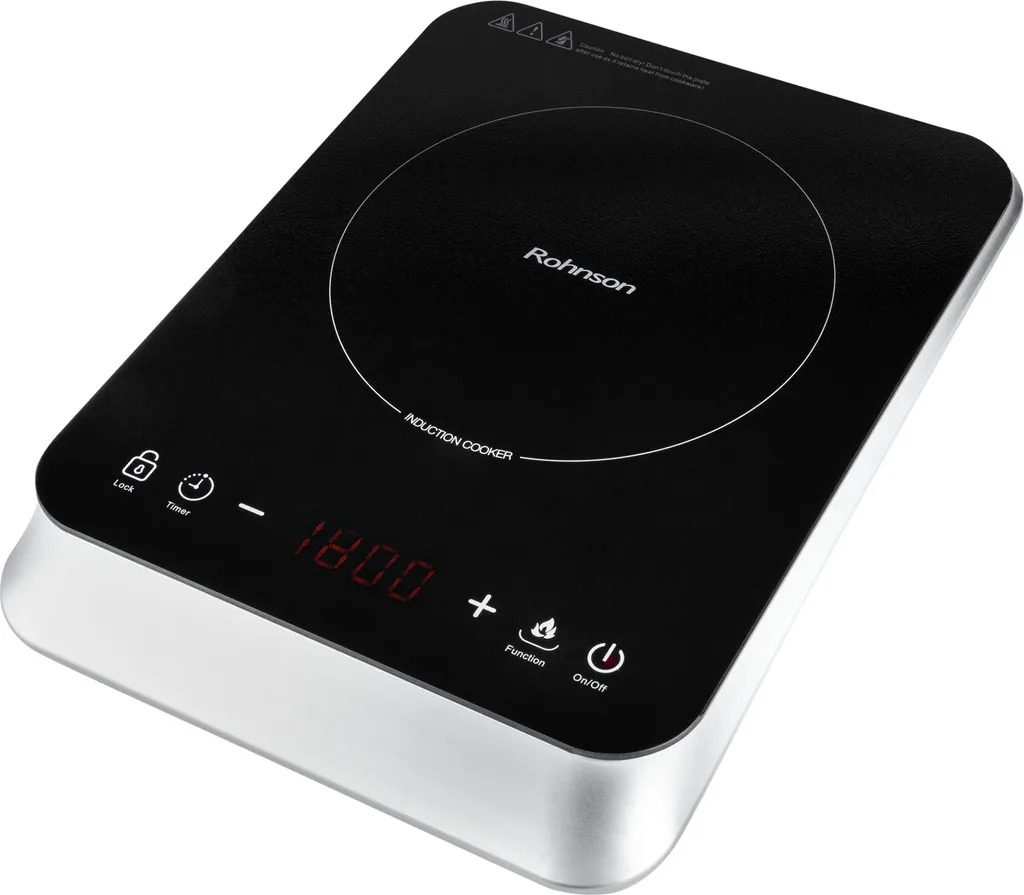 Réchaud Électrique Rohnson R-2450 Idéal pour Camping et Studio 2500W