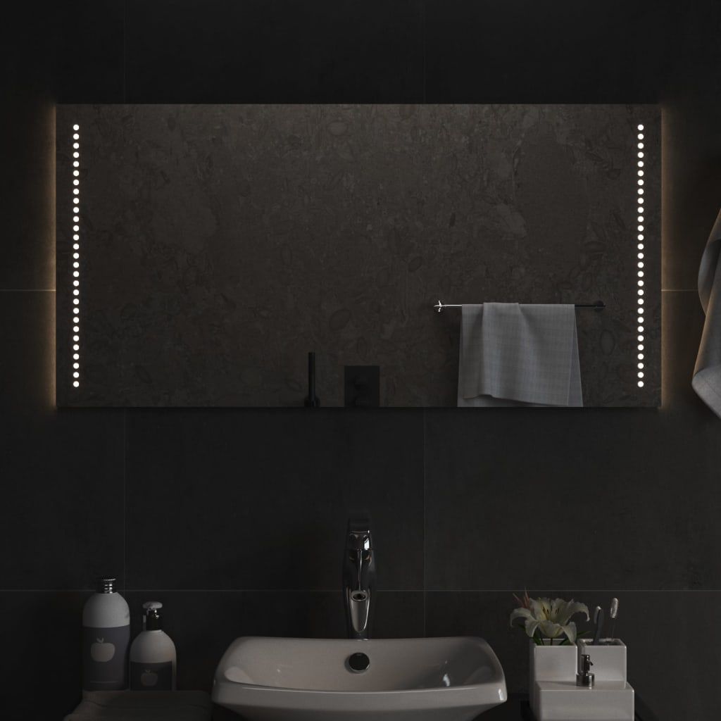The Living Store LED-Badspiegel 100x50 cm