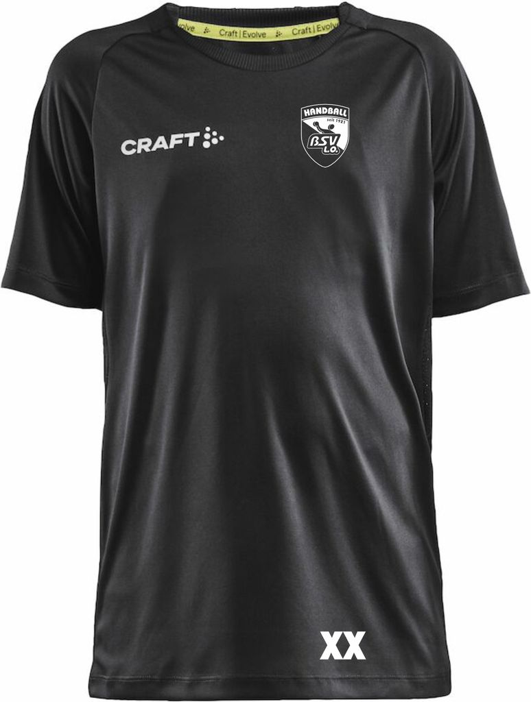CRAFT Evolve Tee JR Black 146/152