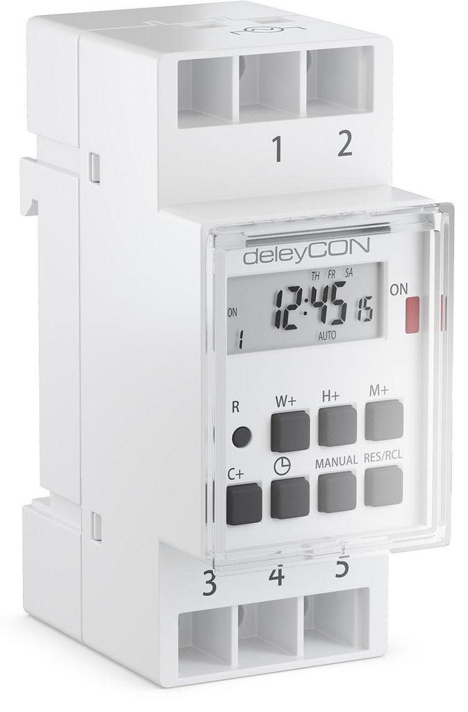 deleyCON Digitale Zeitschaltuhr Schalttafel LCD 3600W - Produktbild 