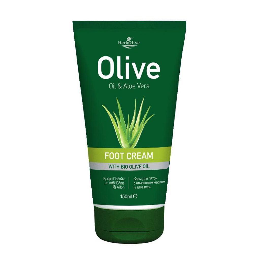 Herbolive Fußcreme Olivenöl & Aloe Vera 150 ml Produktbild 