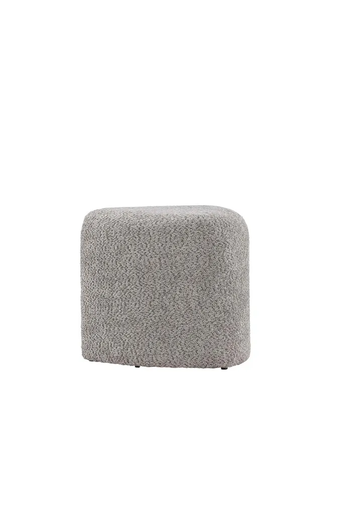 Pouf Peg Ø46cm gris : la solution gain de place pour petits intérieurs