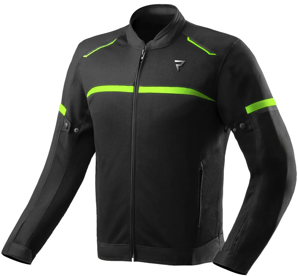 Veste moto ventilée Rebelhorn Echo protection CE haute visibilité