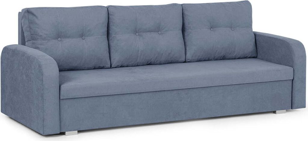 BERLIN 3-Sitzer-Sofa mit Schlaffunktion - Marineblau