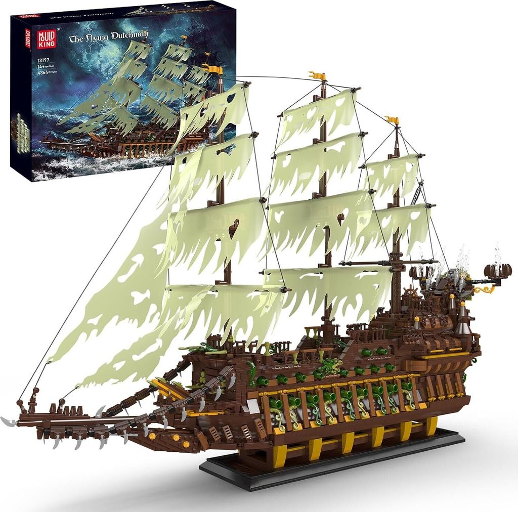 Mould King 13197 Schiff Baukasten, MOC 4364 TeileSpielzeug