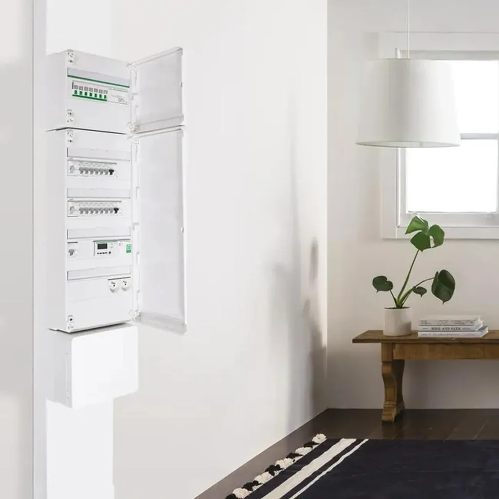 Tableau électrique nu Resi9 Schneider 1 rangée 13 modules blanc