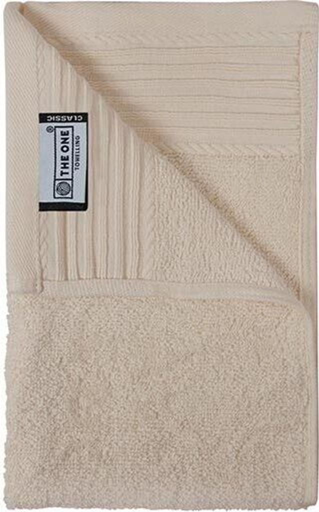 The One Towelling T1-30 | Classic Guest Towel - Gästehandtuch - 30 x 50 cm - Farbe: Beige - Größe: 30 x 50 cm