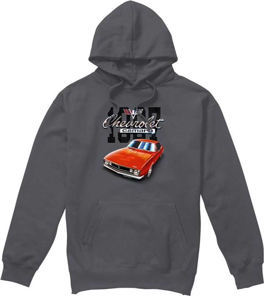 Chevrolet - "Classic Camaro" Hoodie zum Überziehen für Herren/Damen Uni TV25546 (XXL) (Holzkohle)