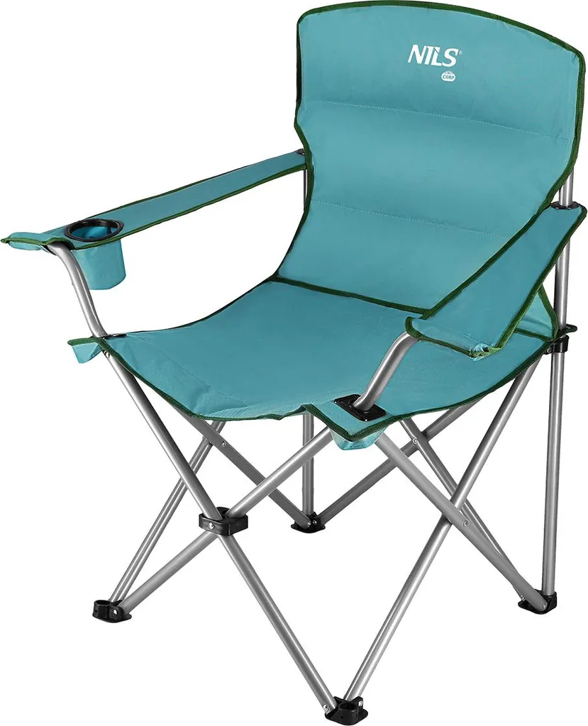 Chaise pliante NILS Camp NC3079 vert - Fauteuil de camping résistant - 4