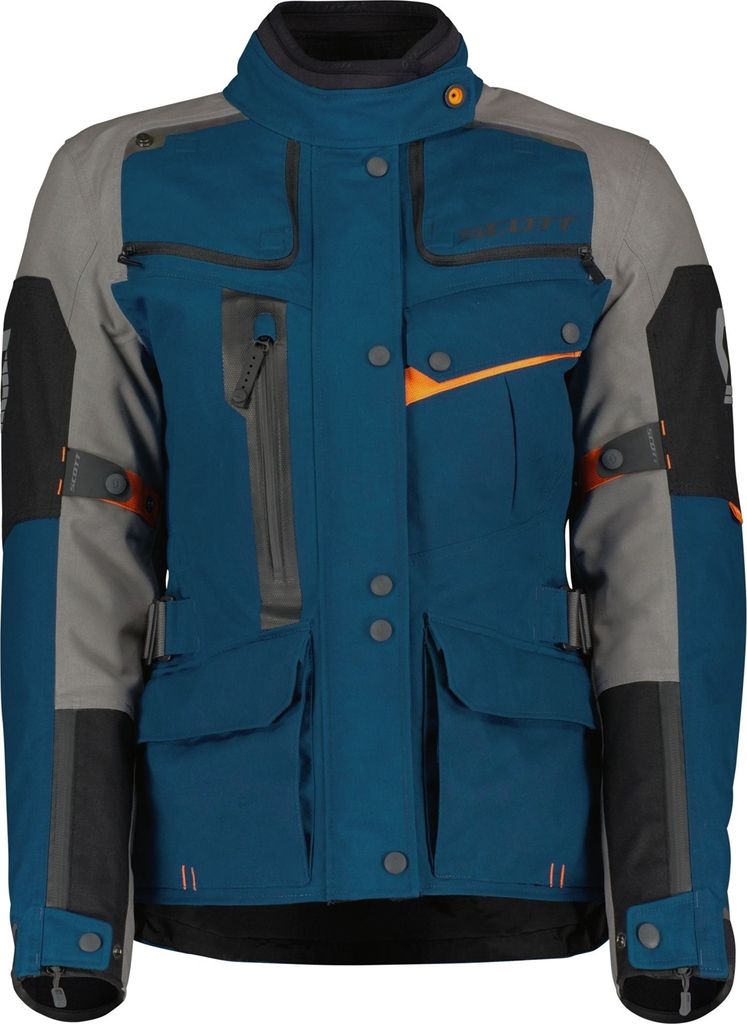 Scott Voyager Dryo Damen Motorrad Jacke, blau/grau, 40