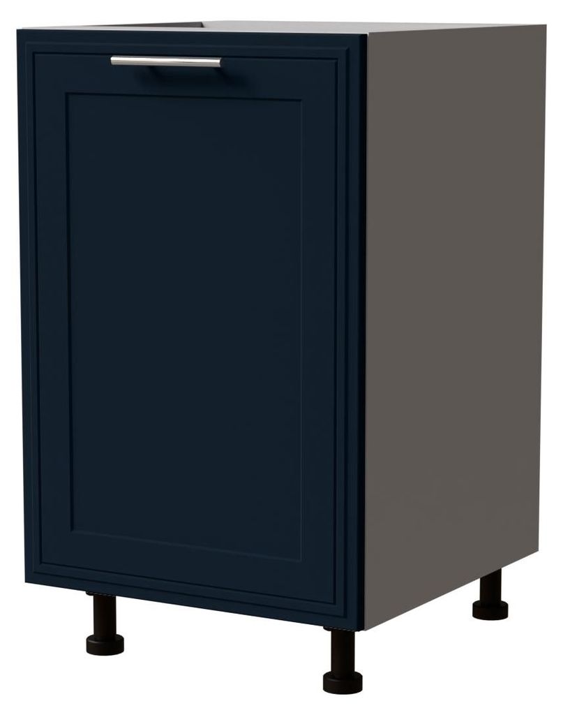 Küchenunterschrank SALO 50x50x82cm Farbe matt wählbar (SL-D1D/50),indigo matt,grau